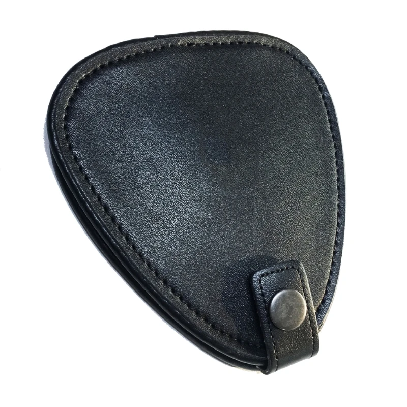 Guitar Pick Box, PU Leather Guitar Pick Bag, Holder with 22Pcs Picks