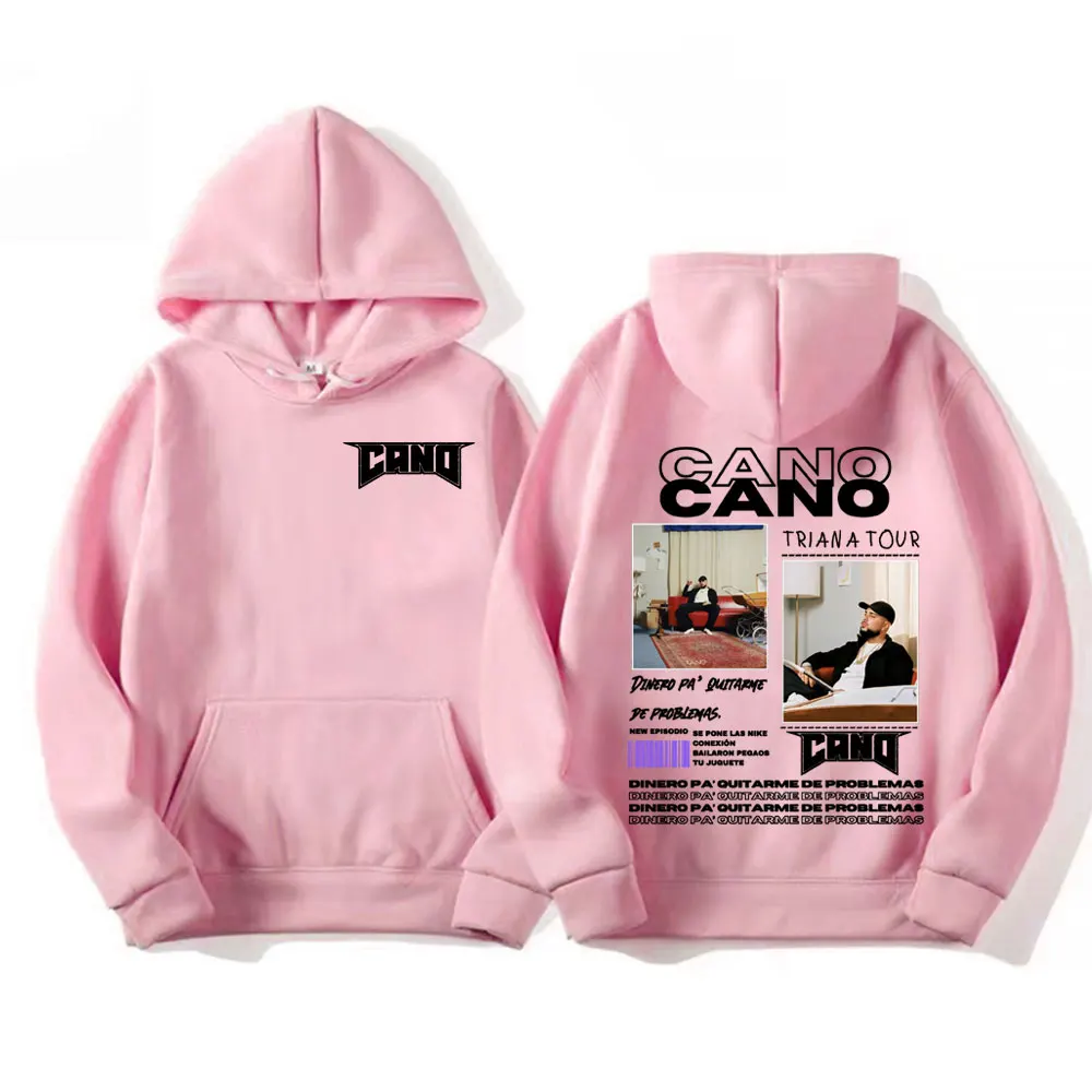 Rapper Cano Triana Tour Album 2025 Double Sided Sweatshirt Men Women Harajuku Vintage Casual Fleece Pullovers Hoodies Streetwear 6