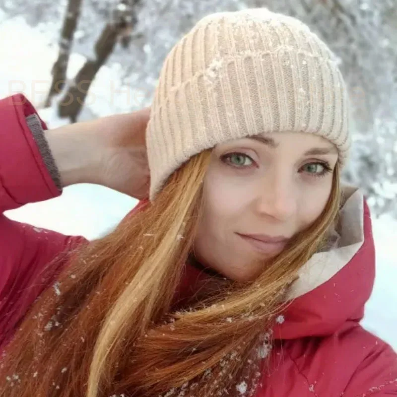 Nuovo berretto invernale per donna uomo ragazzo ragazza uncinetto Skullies cappello tinta unita unisex autunno berretti lavorati a maglia berretti selvatici_voghion.com