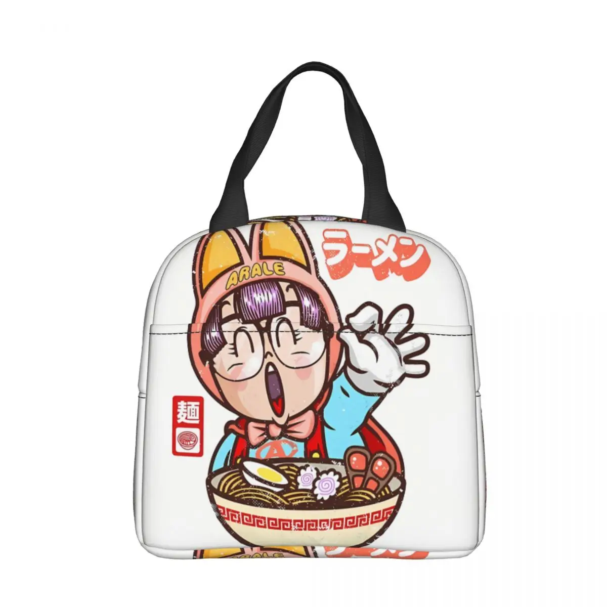 

Рамен Arale в виде лапши, рандейский Ланч-бокс, аниме Dr Slump, альпинизм, теплоизоляционная Портативная сумка для еды