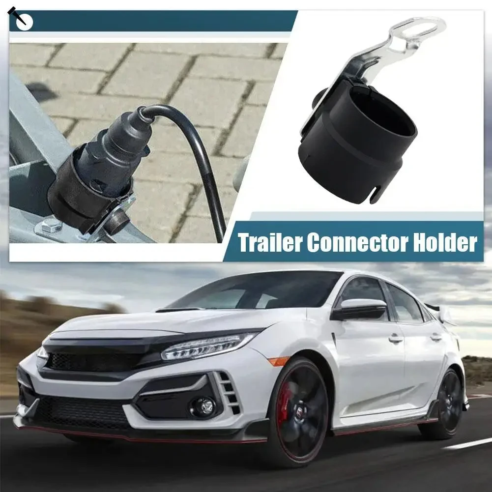 Plug Adapter 7 Core 13 Pins ABS Plastic Trailer Connection Fixator Dirt Protection High Temperature Resistant
