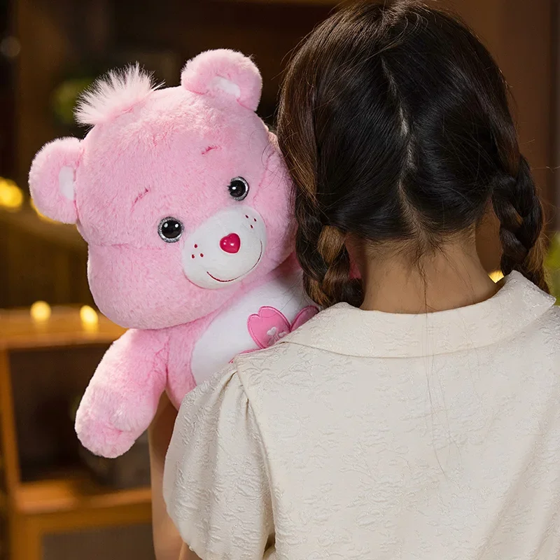 Kawaii Sakura Радужный медведь, плюшевые игрушки, милый медведь, мягкая удобная игрушка, подушка, подарок на день рождения, Рождество