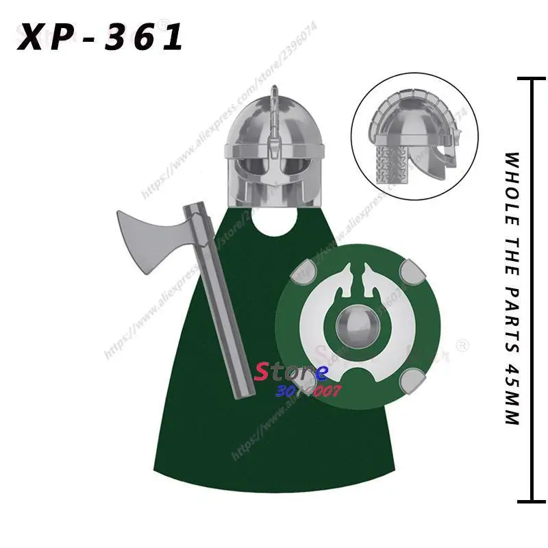 block stacking milestones Single Medieval Knight Gondor Fountain Guard Sword Lancers Head accessories Building Blocks toys Series-104 X0320 KT1056 stacking blocks Blocks