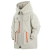 Mulit Pocket Winter Jackets Techwear Tactical Coats Men Fashion Streetwear Oversized Parkas Warm Hooded Jacket Windbreaker 2023 6