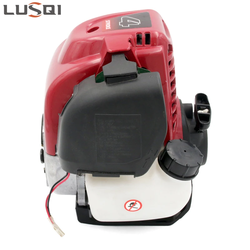 LUSQI GX35 4 Stroke Gasoline Engine Single Cylinder Petrol Engine Fit Brush Cutter Water Pump brush cutter engine gasoline engine