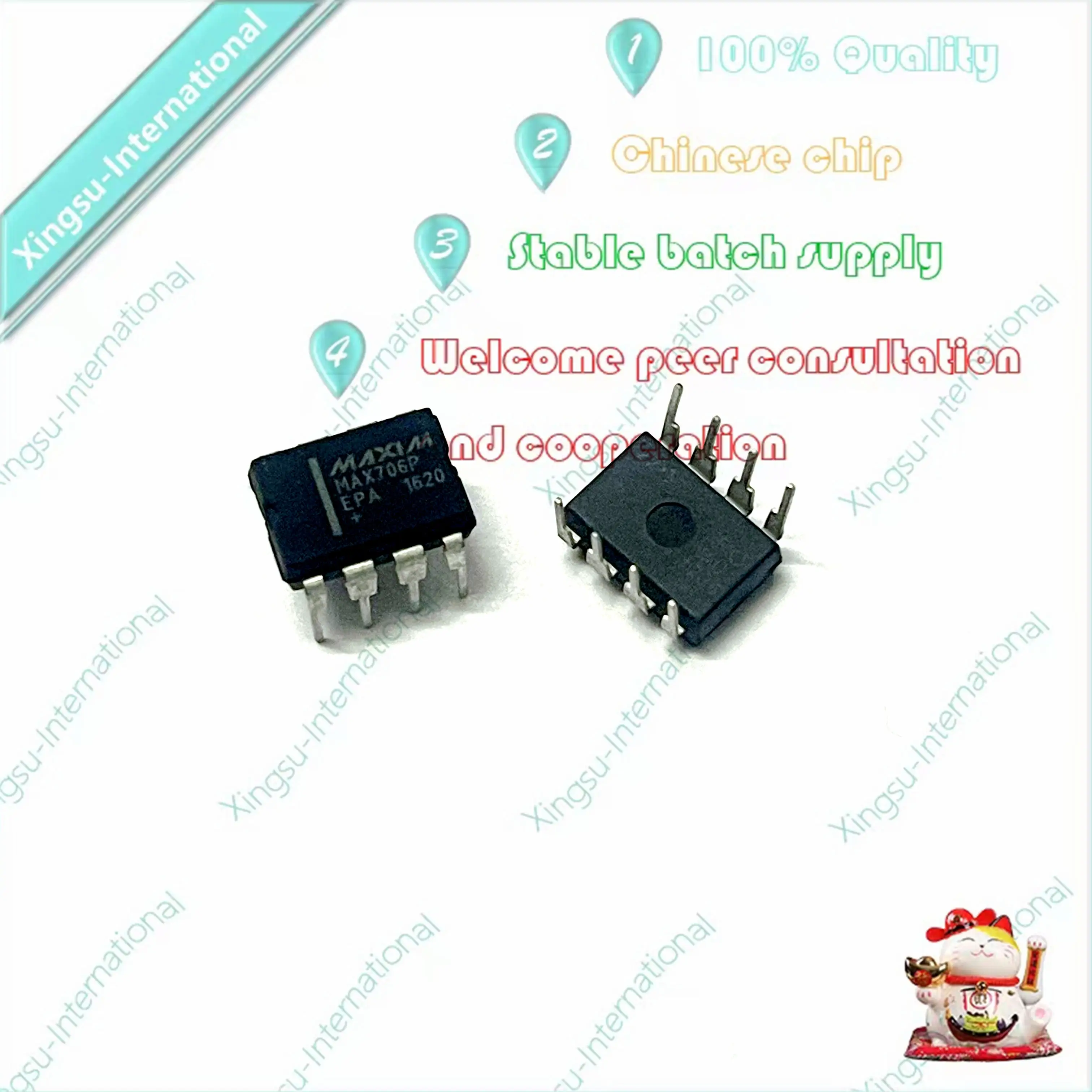 1PCS/ Piece MAX706EPA DIP8 Package Integrated Chip In Line With DIP-8 Monitor Original Genuine 1pcs lot new original xy6112 dip7 dip8