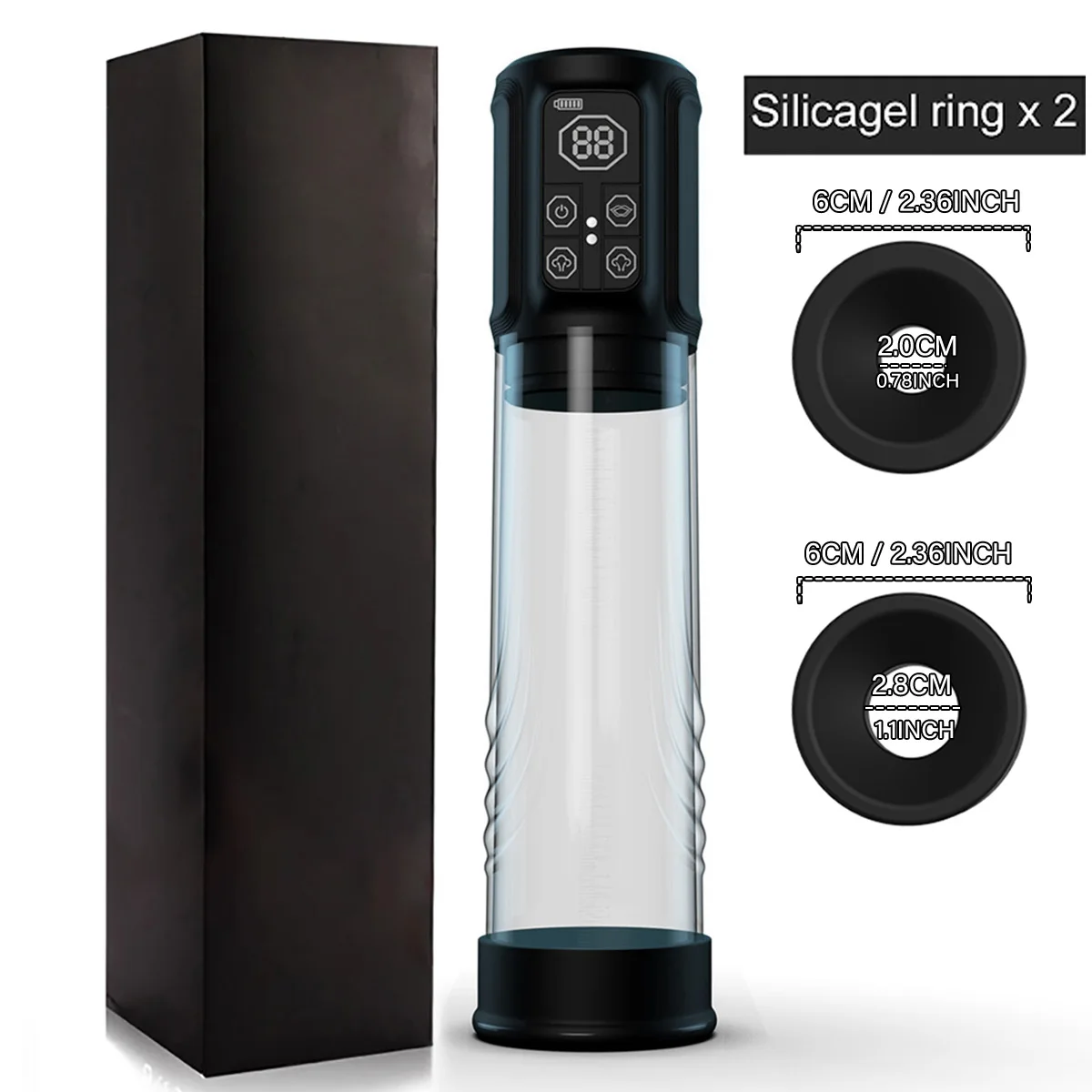 IPX7 Electric Penis Pump Adult Sex Toys Dick Enlarger for Men Erection Air Water Extender 4 Training 3 Suction Male Masturbator