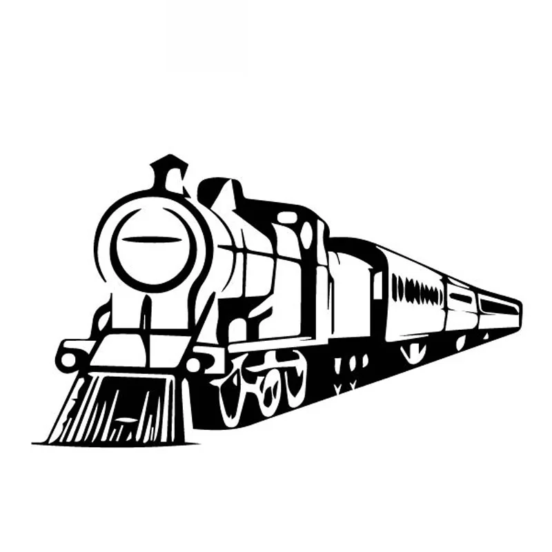 

Ослепительный поезд железная дорога оригинальные наклейки с рисунками украшение для стекла автомобиля личность ПВХ водонепроницаемые нак...