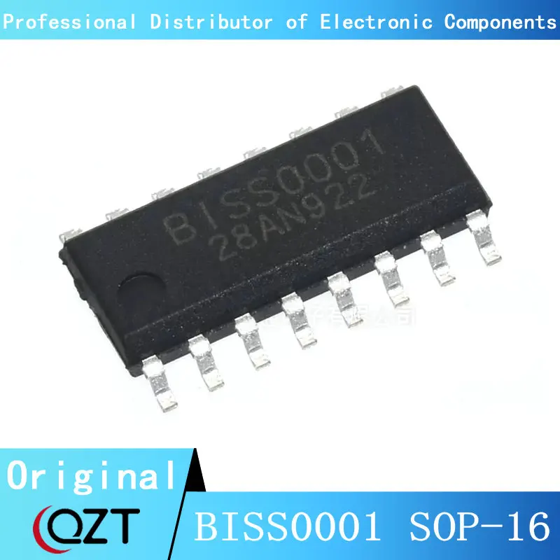 10pcs/lot BISS0001 SOP-16 chip New spot 10pcs lot biss0001 lp0001 dip 16 human body infrared sensor chip in stock