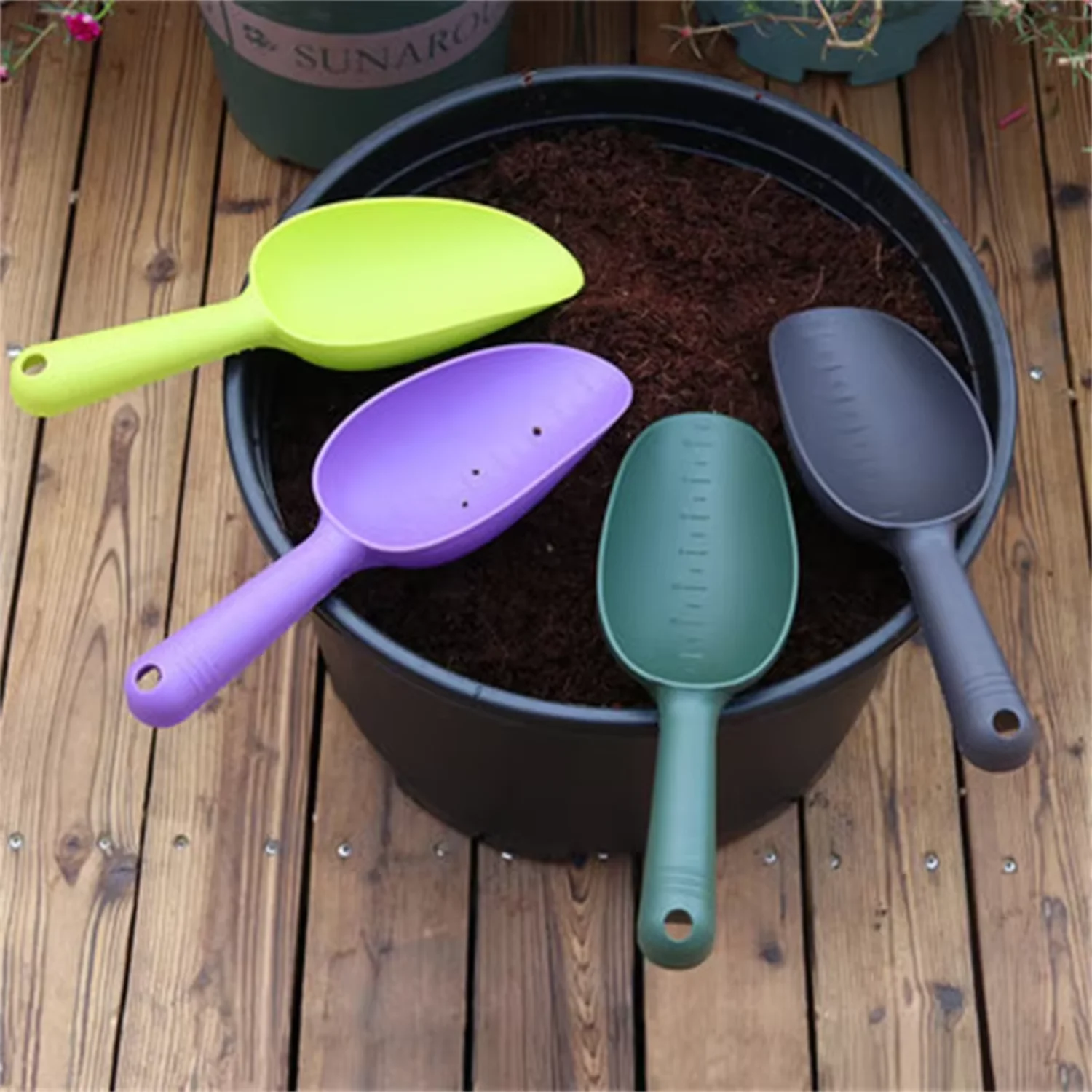 Flower Vegetables Planting Soil Loosening Shovel Gardening Tools Plastic Soil Shovels Succulent Plants Shovels