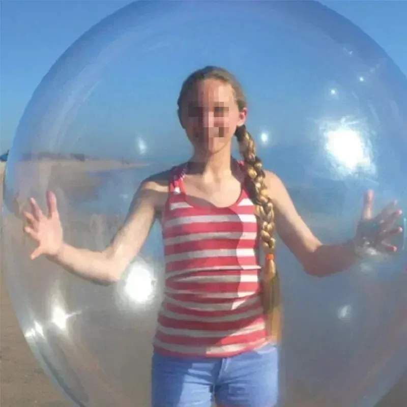 50CM Children's Outdoor Soft Inflatable Water-filled Bubble Ball Toys Party Games Toy Fun Reusable Water Balloons 4