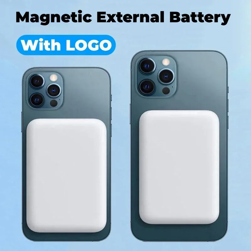 30000mAh Portable Wireless Charger Macsafe Auxiliary Spare External Magnetic Battery Pack Power Bank For iPhone 15 14 13 Pro Max