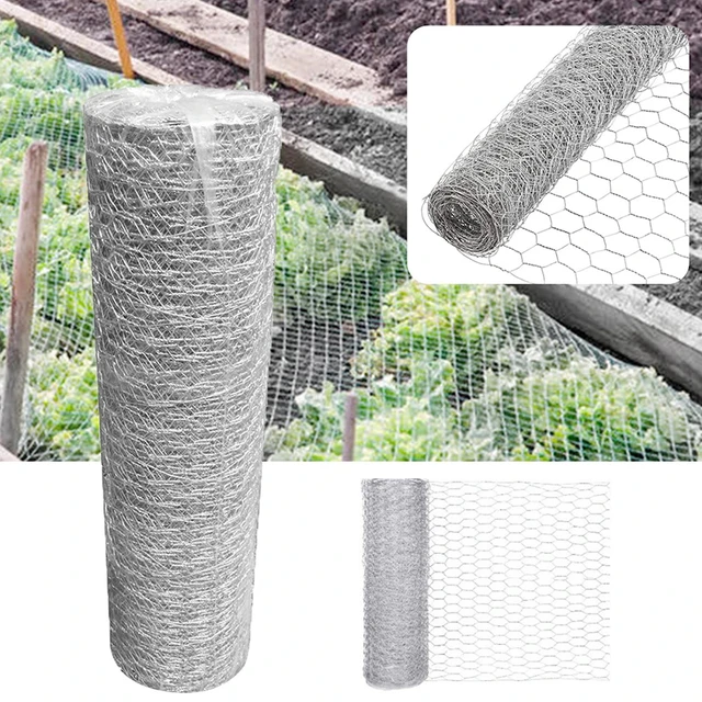 Csirkehuzal Horganyosított Háló Diy Kézműves Hatszögletű Kert Tartós Karcálló Rozsda -Bizonyító Többcélú Könnyű - Image 2
