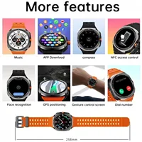U8 Ultra Android Smart Watch 4G/5G SIM Card GPS WIFI AMOLED Rotating Camera Google Play Map Outdoor Smartwatch Men Women Kids 5