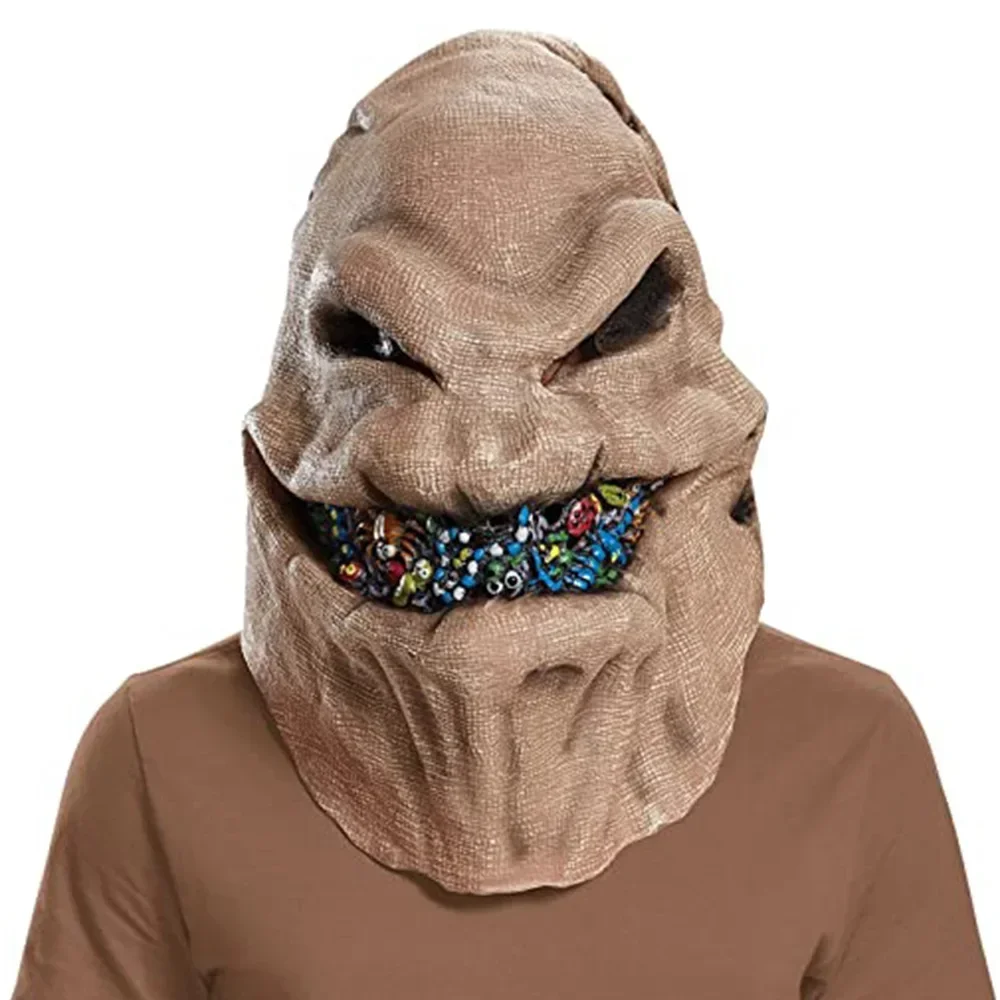 

Movie The Nightmare Oogie Boogie Mask Christmas Halloween Monster Props Latex Cosplay Funny Costume