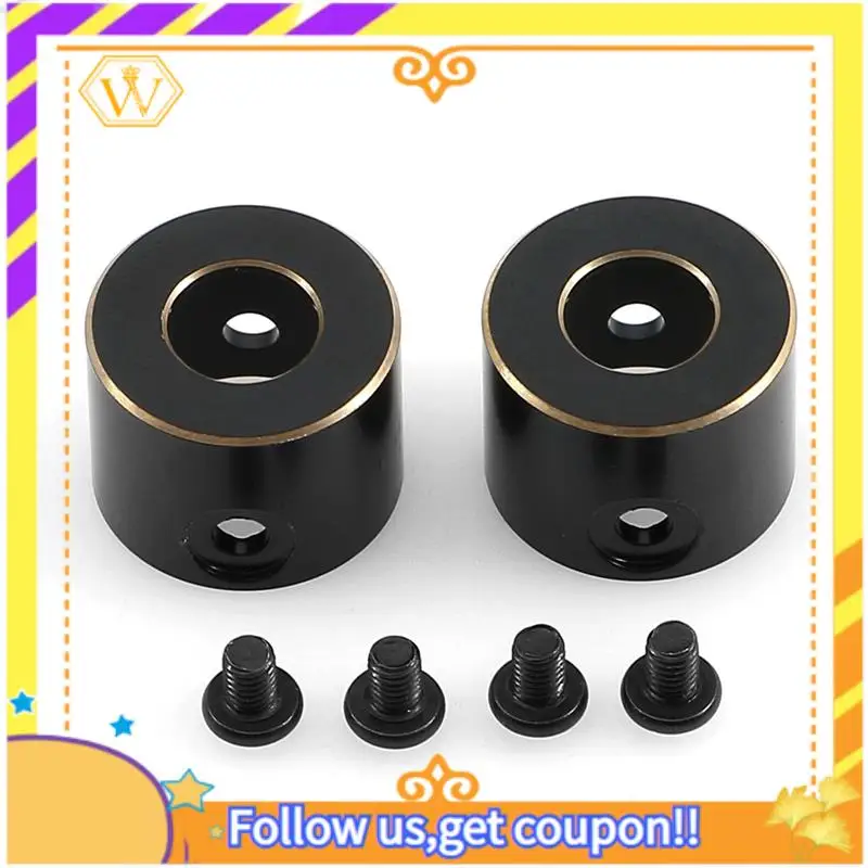 For 1/10 Simulation Model Car Parts Axial SCX10PRO Rear Axle Shaft Cup AXI03028 Frame Brass 1 Pair