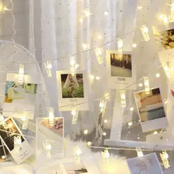 Enchanting LED Fairy Light Clips for Festive and Romantic Decor (Warm White)