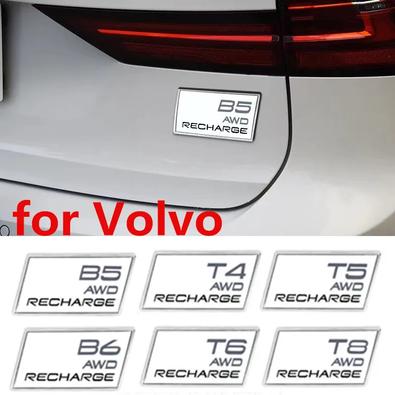 

Applicable to Volvo XC40XC60XC90S40S68s90V40XC60X90S40S68s90Vcar trunk badge T4 T5 T6 T8 B5 B6 logo sticker decorative nameplate