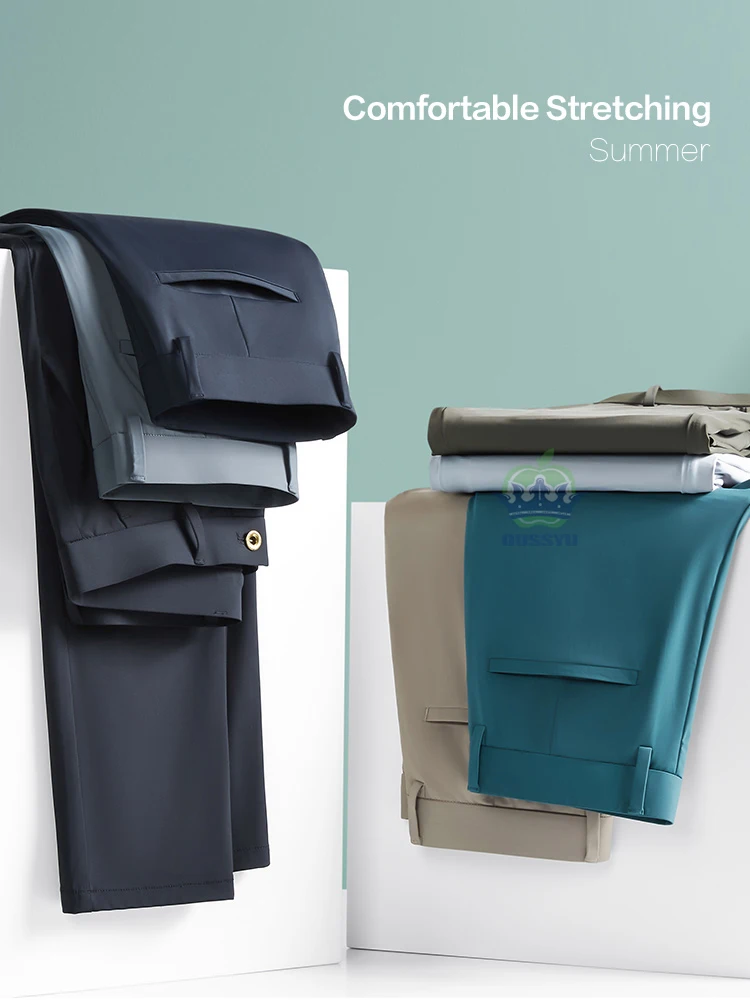 ارتفاع سترتش الصيف رقيقة الحرير الجليد الأعمال الس...