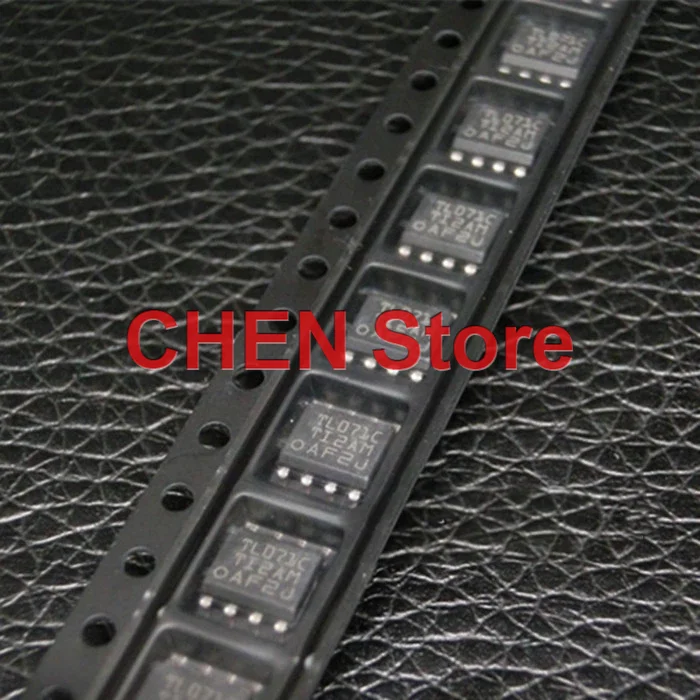 

10PCS NEW TL071CDR SOP-8 High voltage swing rate JFET input single channel operational amplifier TL071