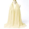 Foulard Hijab en mousseline de soie pour Femme, voile musulman ramadan ,hijab femme musulman,foulard musulmane pour femme, foulard mousseline en Jersey doux de haute qualité hijab islam voile femme musulman,70*180cm