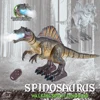RC Spinosaurus toys will walk sound, light, electricity, large mob spray dinosaur simulation best Christmas gift 1