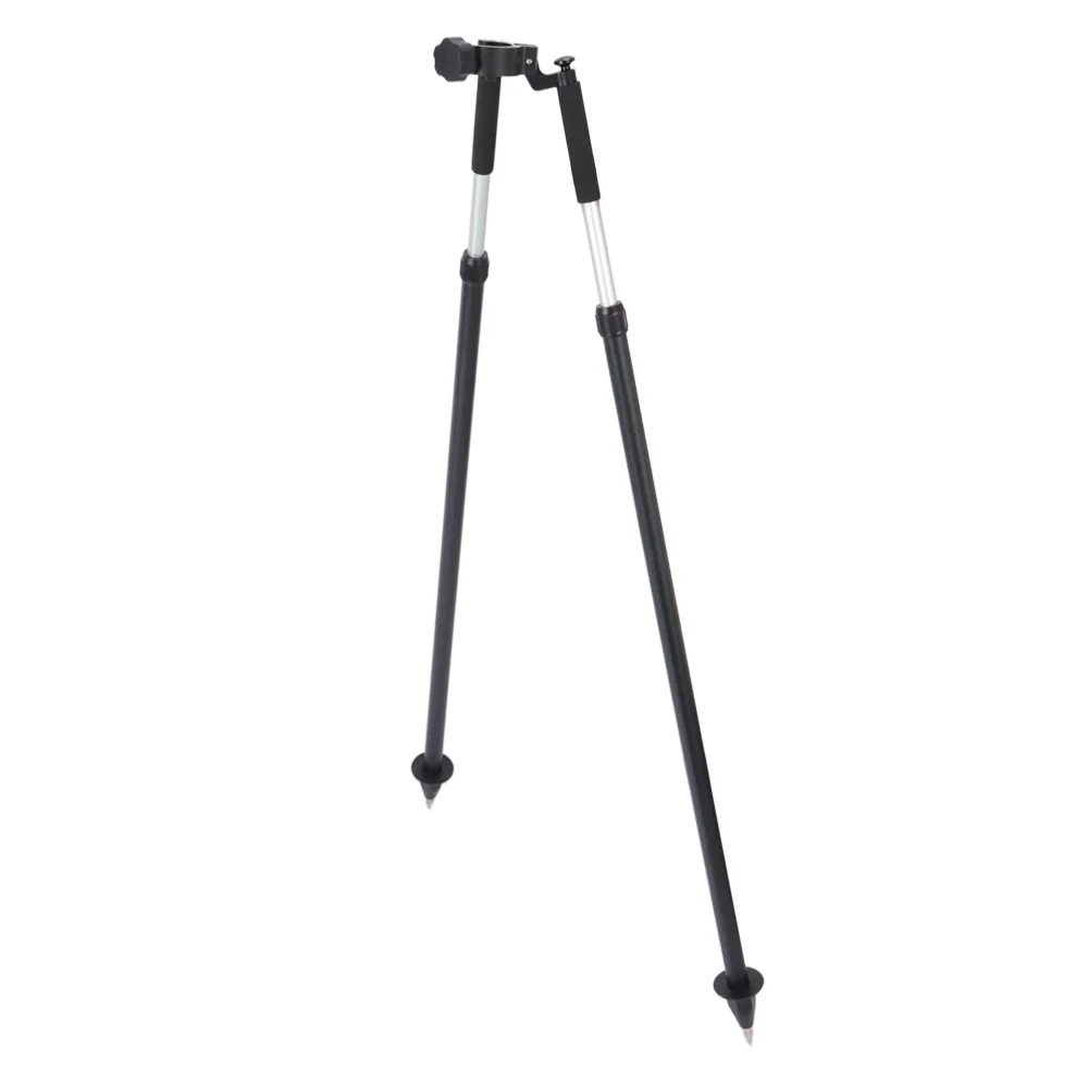 Factory DZ22A Black Aluminum Bipod With Thumb Release Clamp For Prism Pole GPS P