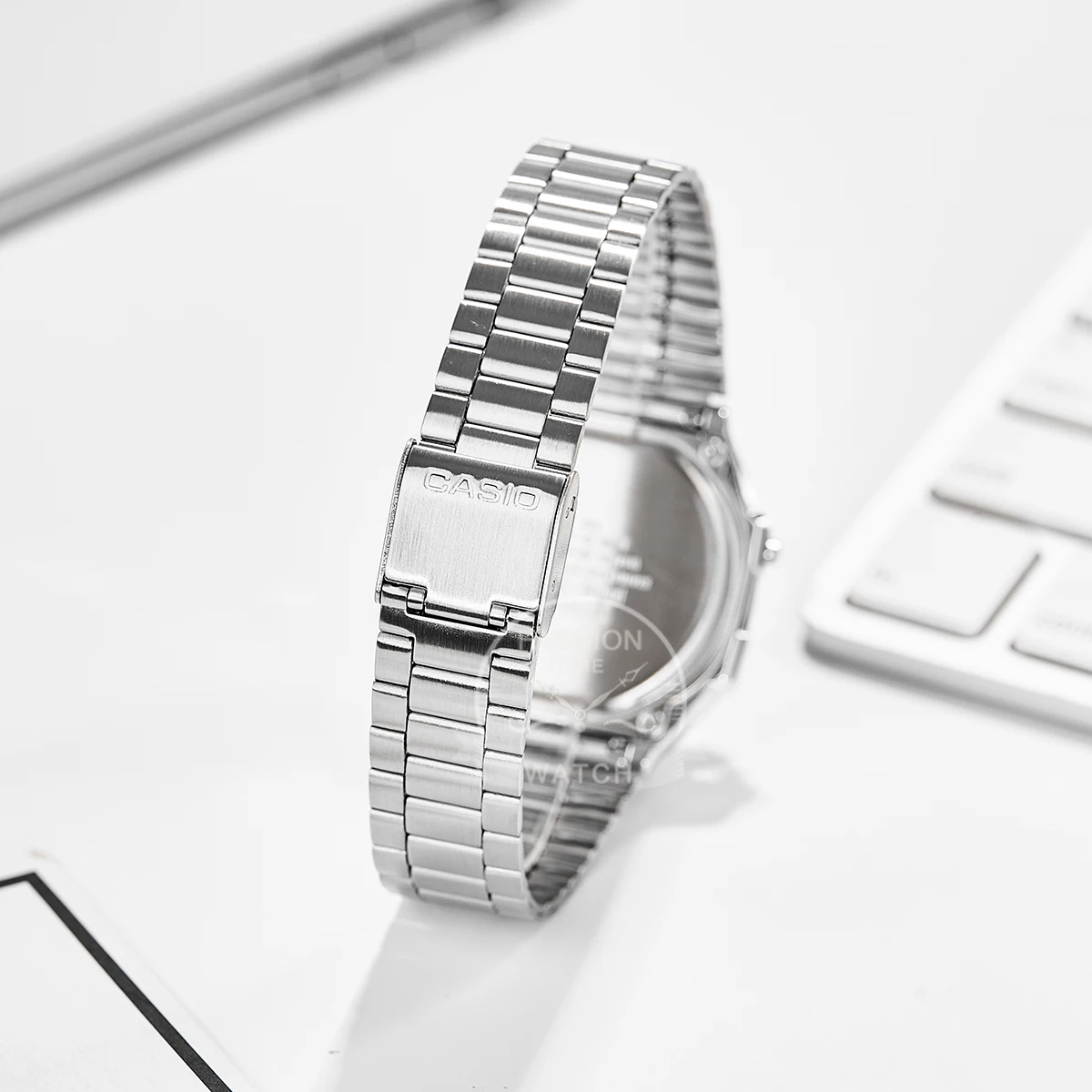 Silver Stainless Steel Classic Waterproof Watches Small Face Easy to Read Quartz Water Resistant Silver Quartz Watch - Etsy main image 3