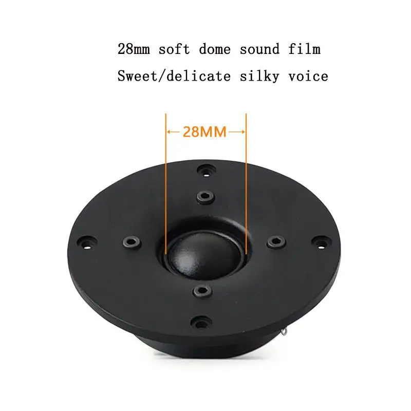 4 Inch New Brand 60W Fever Independent High-Power Super Tweeter External Tweeter Passive Speaker 8Ohm Sound Box