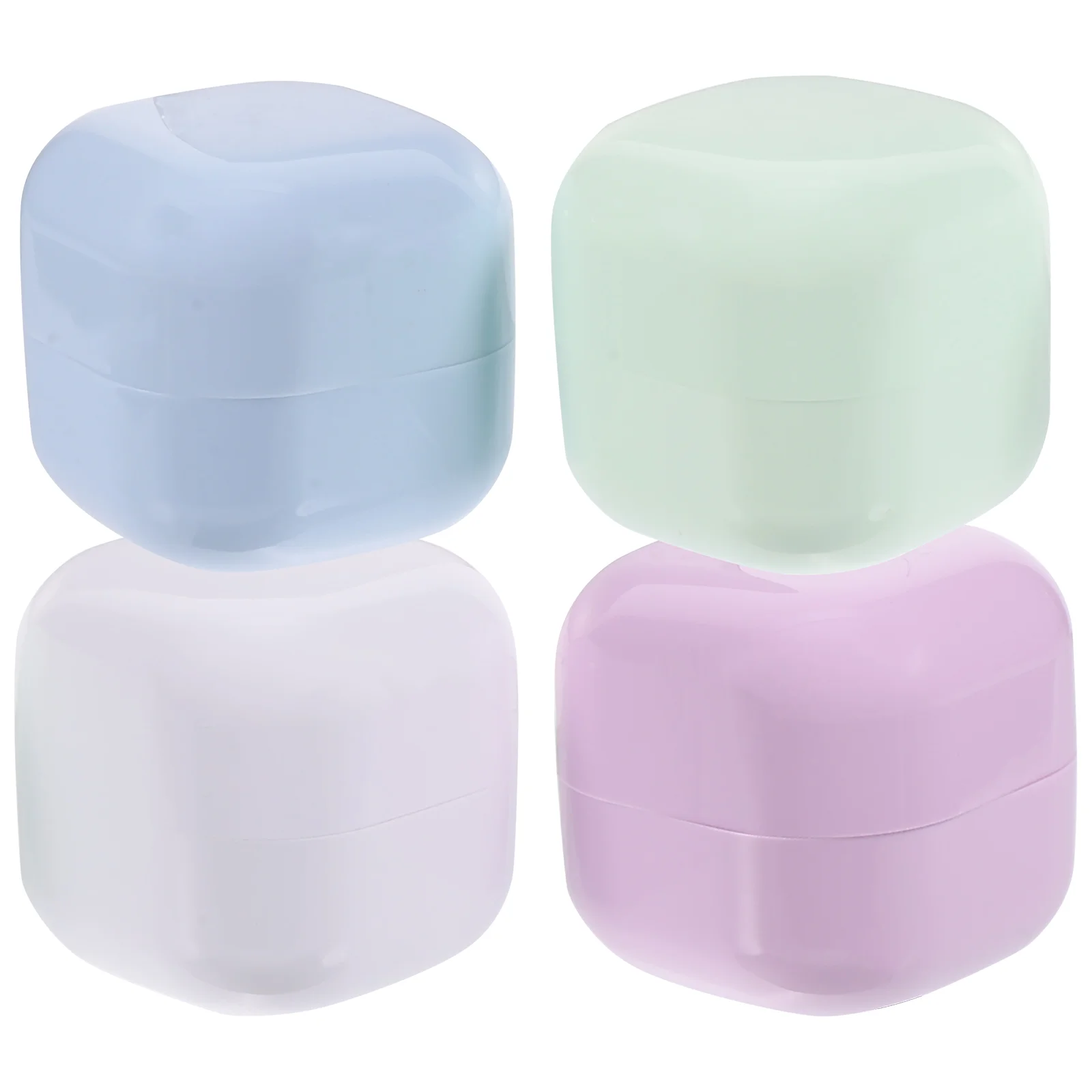 

4 Pcs Portable Conditioner Cosmetics Bottle Makeup Container Cream Body Butter Jars Pp Refillable Travel Bottles Hair