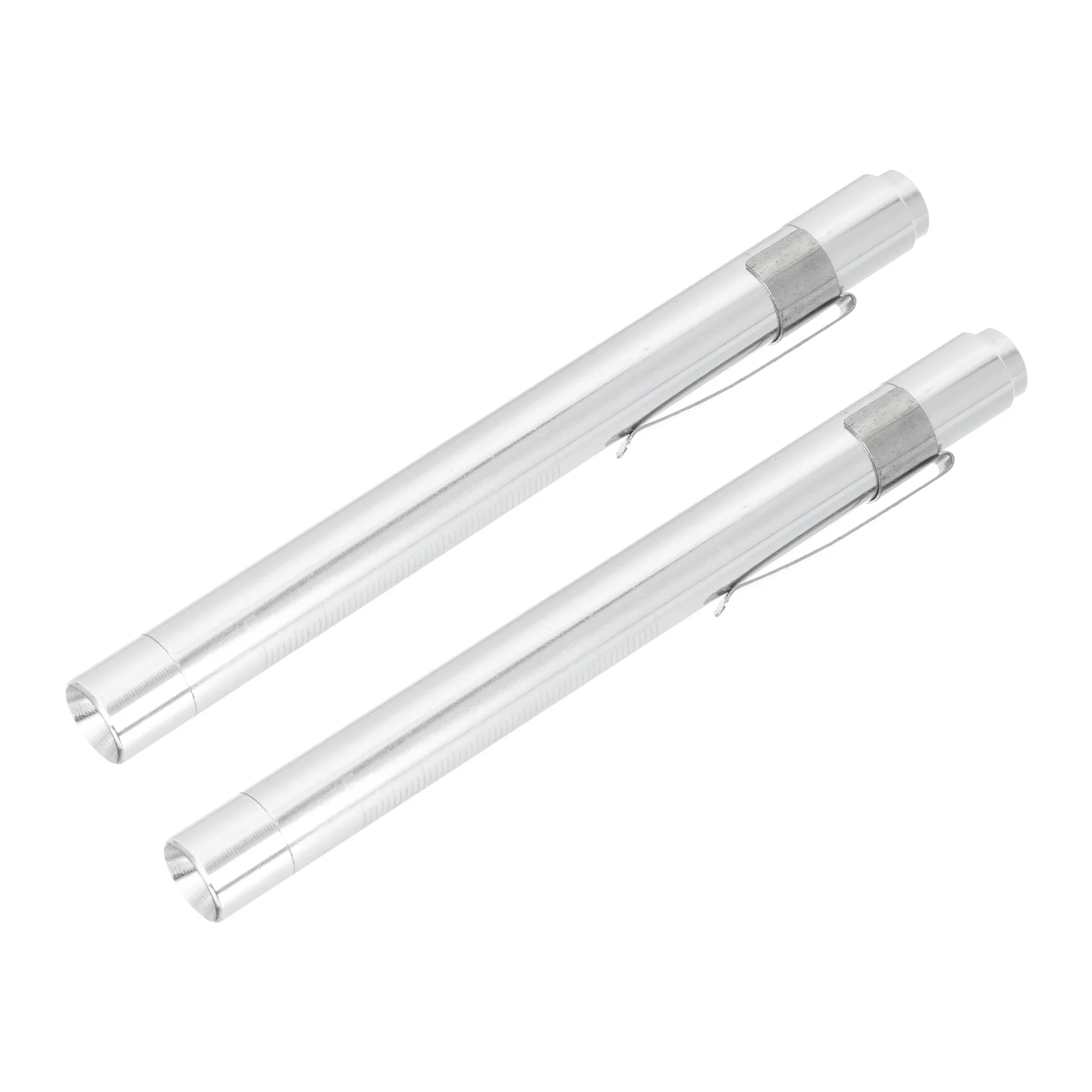 

2 Pcs LED Flashlight Pupil Lights Inspection Pen Lamp Gauge Pocket Medical Lamps Doctor Nurse