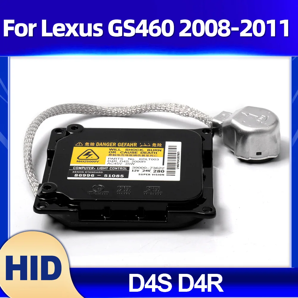 

D4S D4R Car Xenon HID Headlight Bulbs Ballast Unit Controller Module OEM 86996-51085 For Lexus GS460 2008 2009 2010 2011