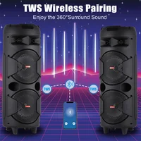 6000W Portable Bluetooth Speaker Sub woofer Heavy Bass Sound System Party Dj Karaoke RGB Light Rechargeable Speaker - Image 3