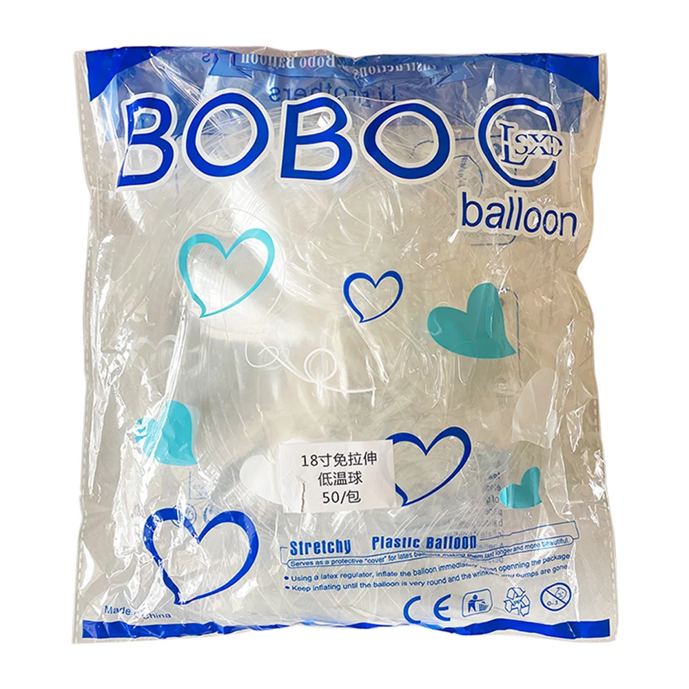 

10 шт./компл. предварительно растягивающийся шар Bobo, прозрачный пузырьковый шар 13 18 20 24 дюйма для светодиодной подсветки