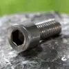 10Pcs Stainless Steel Bicycle Screws for Most Mountain Bike Water Bottle Holder Cages Racks Enhancement M5*12 Hexagon Bolt Screw 4