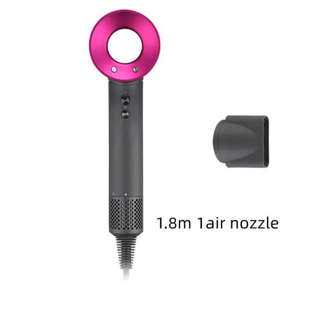 Leafless Hollow Electric Hair Dryer 220V/110V Household Negative Ion Fast Drying Strong Constant High-power Electric Hair Dryer 1.8M 1 air nozzle