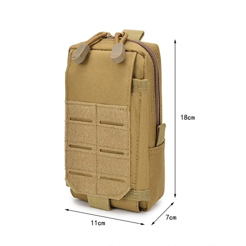 Waterproof Nylon Outdoor Phone Waist Bag for Hiking and Camping
