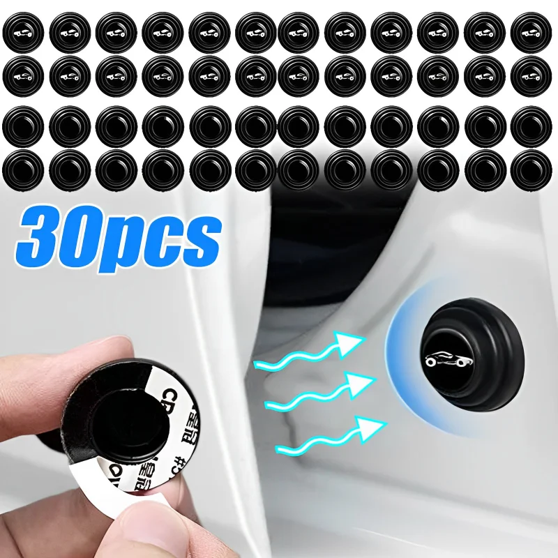 

Car Door Anti-Collision Silicone Pads Sound Insulation Gasket Auto Soundproof Shockproof Sealing Rubber Pad Door Edge Sticker
