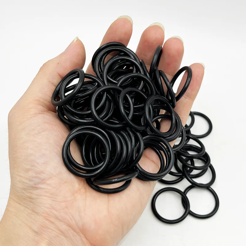 O Ring Seal Set 1400-100Pcs Nitrile Rubber High Pressure O-Rings NBR Sealing Elastic Band