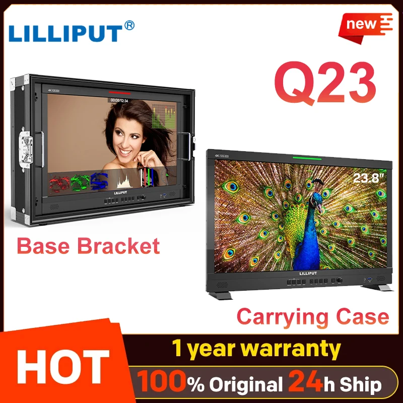 LILLIPUT Q23 23.8 inch 4K 12G-SDI Professional Broadcast Production Studio 3D-LUT HDR Gammas Monitor 12-SFP HDMI-compatible