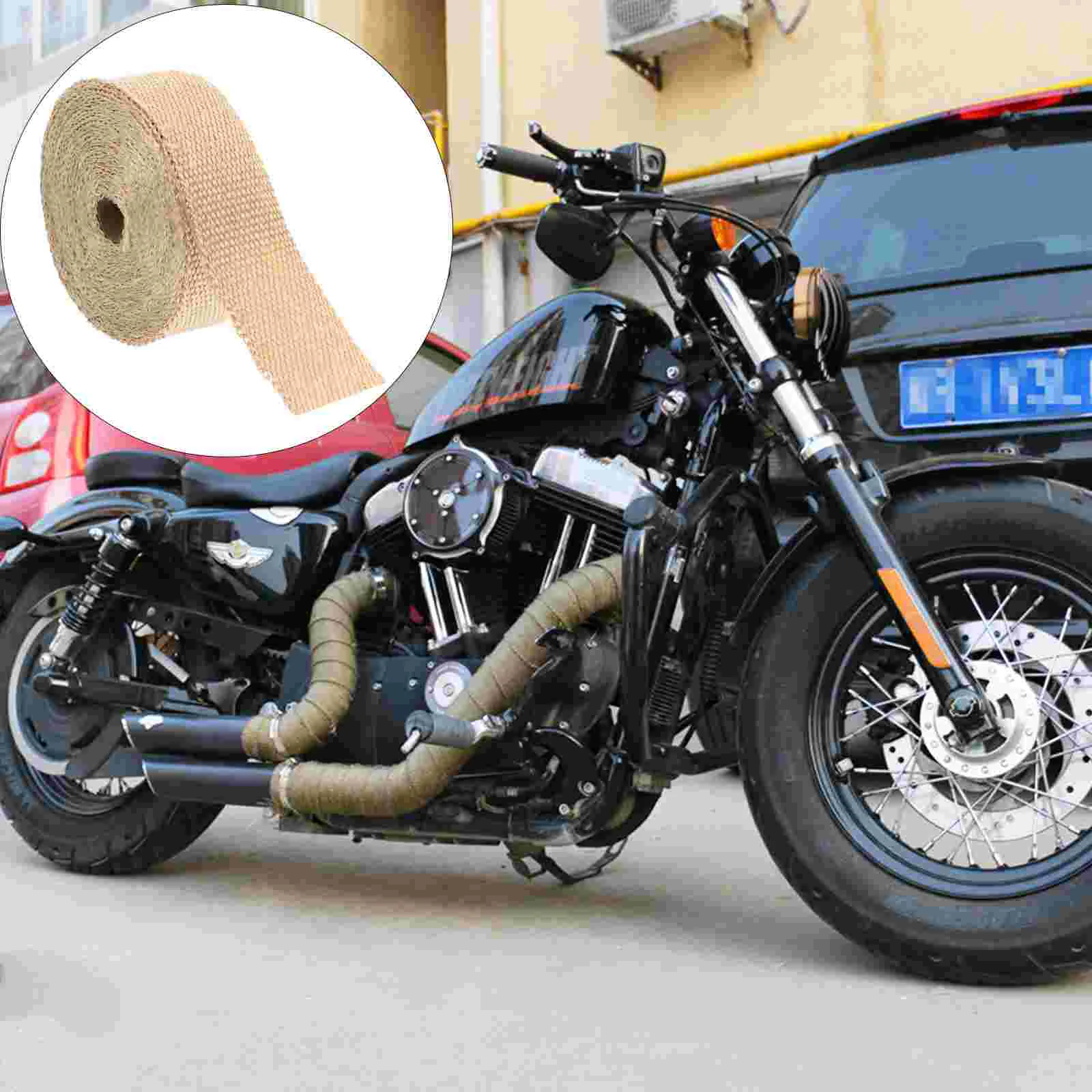 

10 M Insulation Belt Motorcycle Exhaust Insulated Tape Twine Glass Fiber