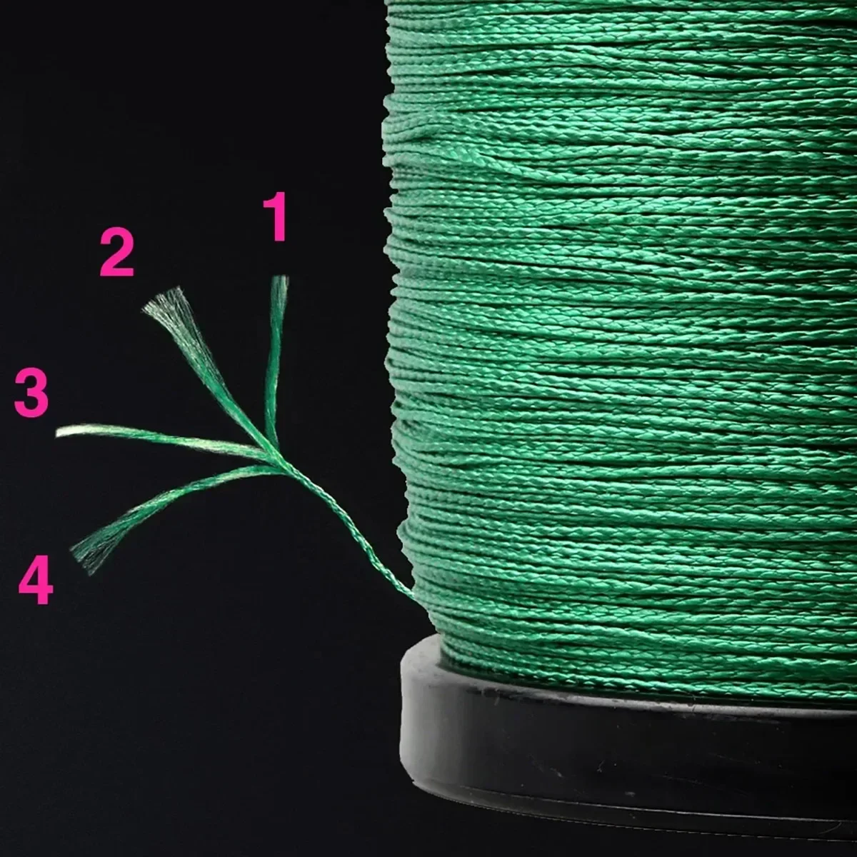 Fishing Line Fishing Tackle PROXPE 4 Strands Multifilament Braideds PE Fishing Line 100M 300M 500M Japan Smooth Carp Wire Pesca Strong 4X Weave Lines