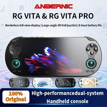 ANBERNIC RG VITA / RGVITA Pro Console di Gioco Portatile con Schermo Touch IPS, Batteria da 5000mAh, Supporta lo Streaming AI RixelHK