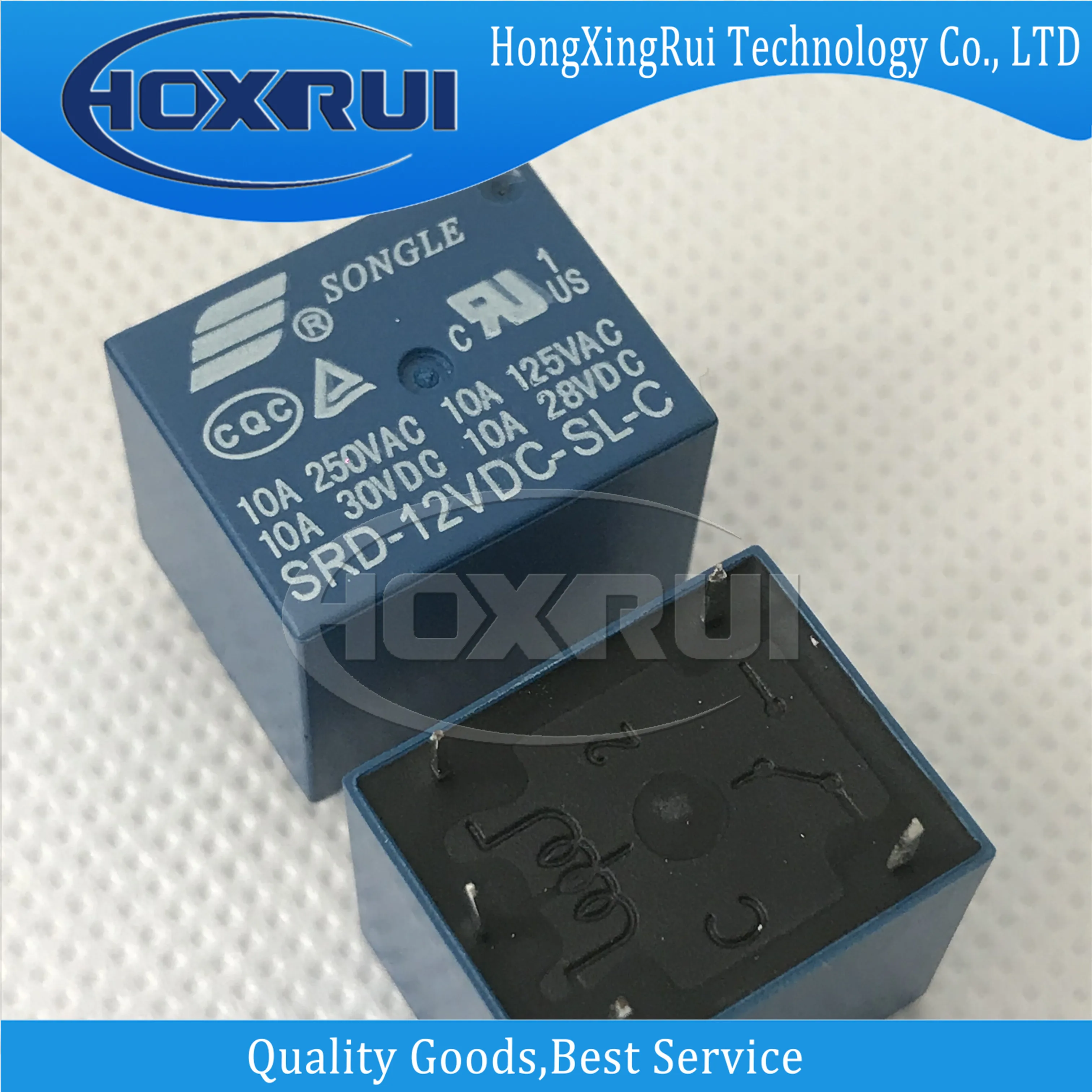 SRD-12VDC-SL-C DIP-5 реле мощности SPDT 12 в 10A 250 В переменного тока 125 В переменного тока 30 В постоянного тока 28 В постоянного тока