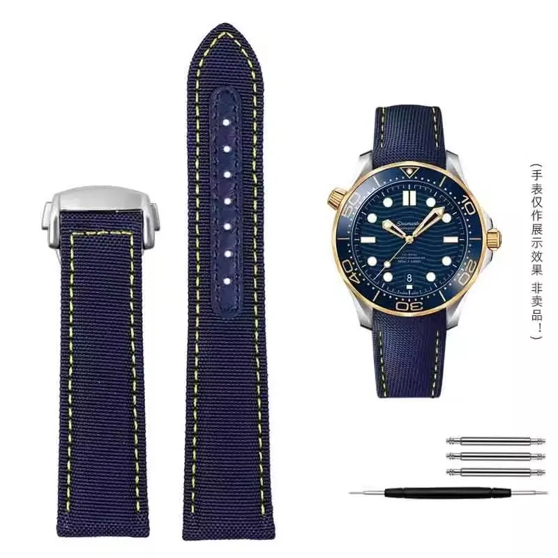 Premium Canvas Nylon Watchbands - Stylish and Durable with Multiple Size Options