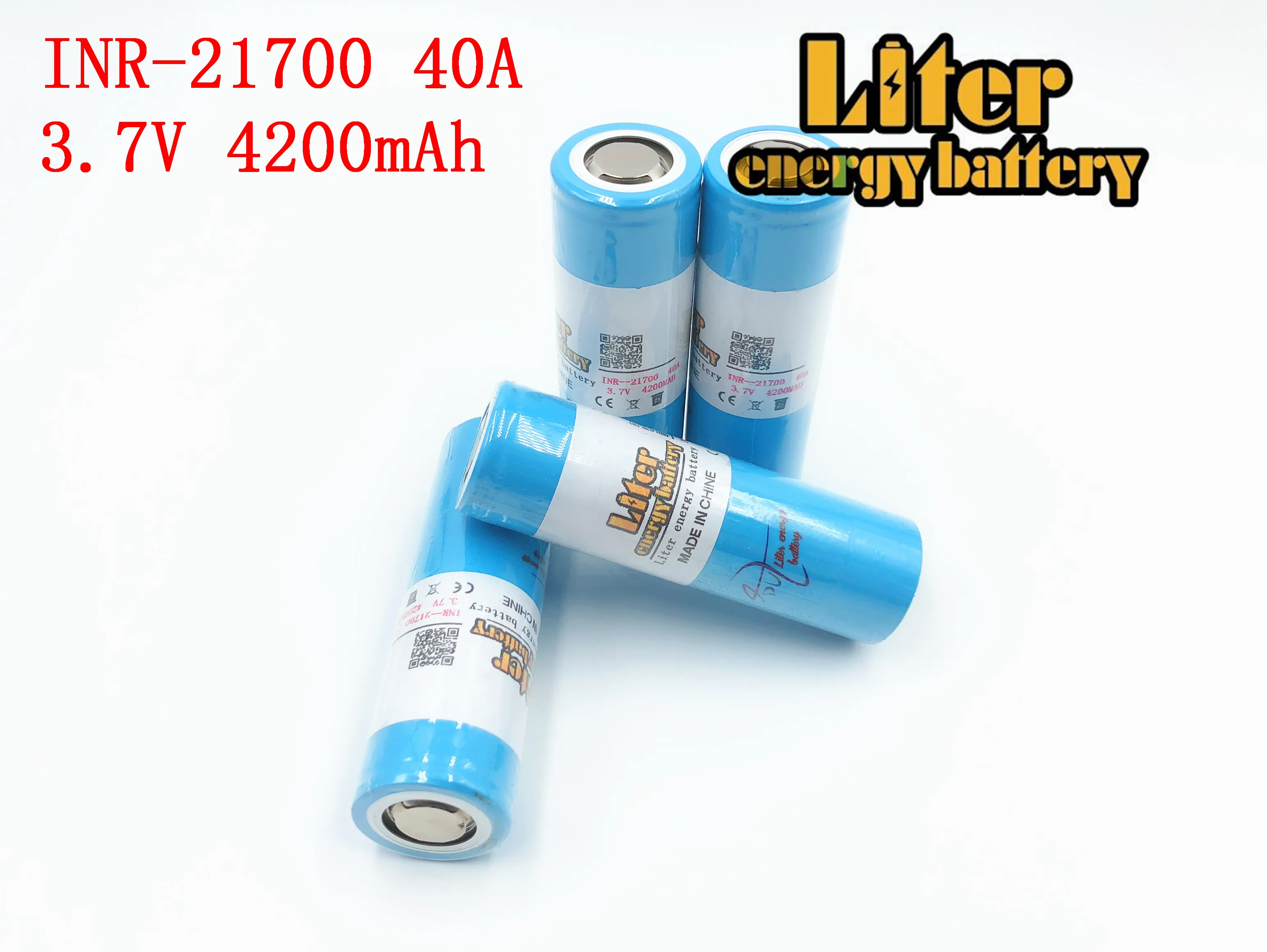 40A 21700 4200Mah Li-Ni Batteria 3.7V 40A Per Sigaretta Elettronica Mod / Kit 3.7V Power 5C Rate Scarica