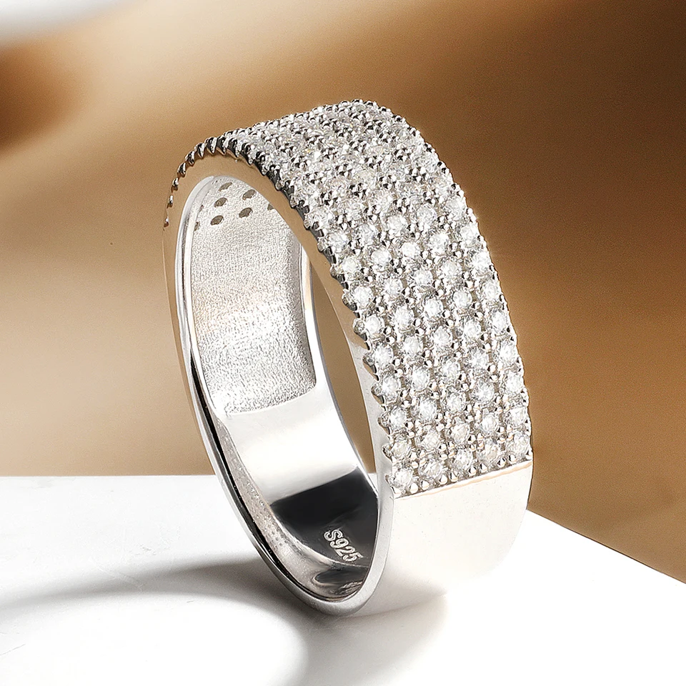 sad♡ダイヤモンドリング♡ Serenity-女性用本物のモアッサナイトリング、dカラーvs1、s925