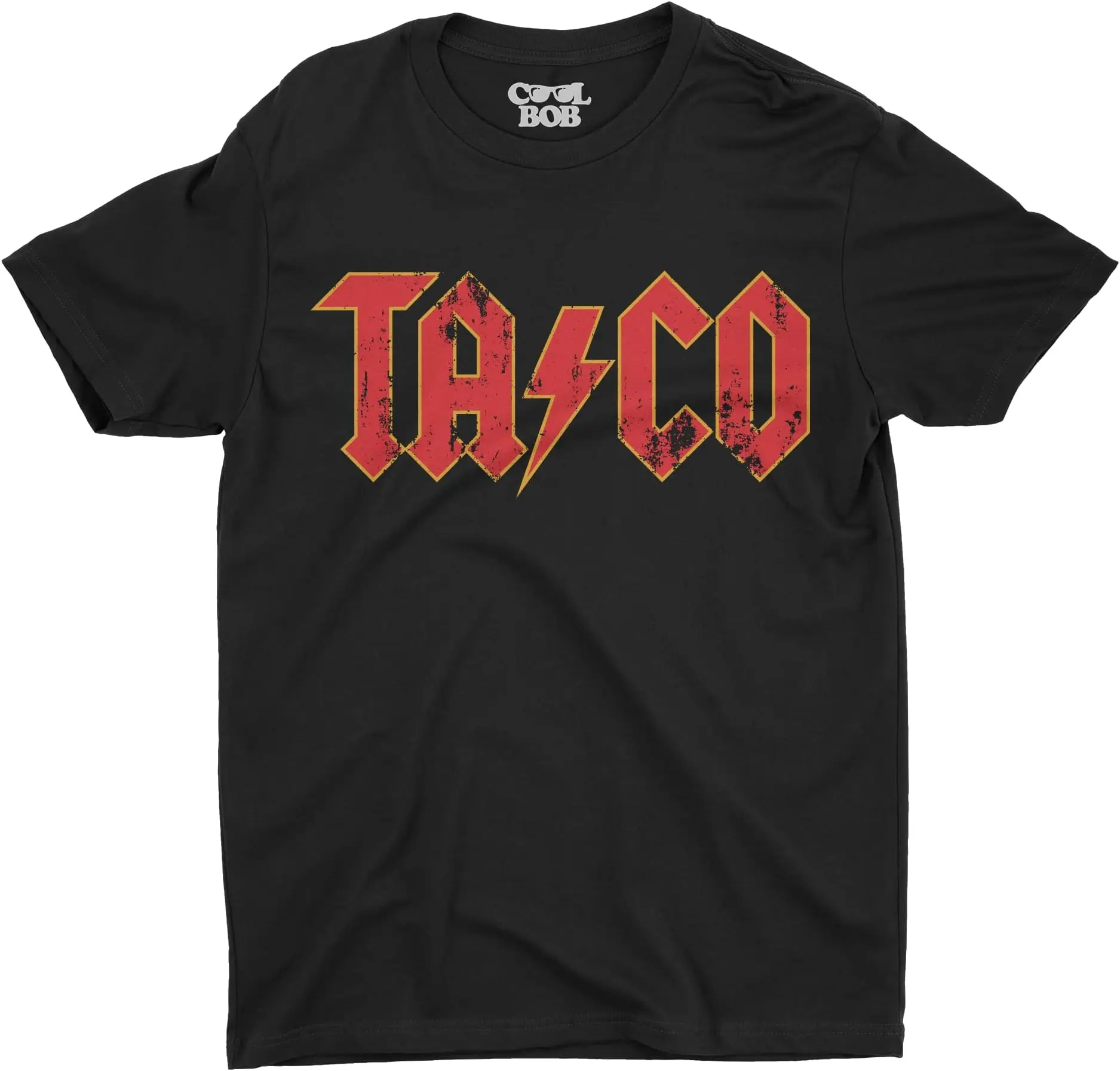

Мужская футболка Taco, забавная металлическая музыкальная пародия, аниме Графические футболки для мужчин