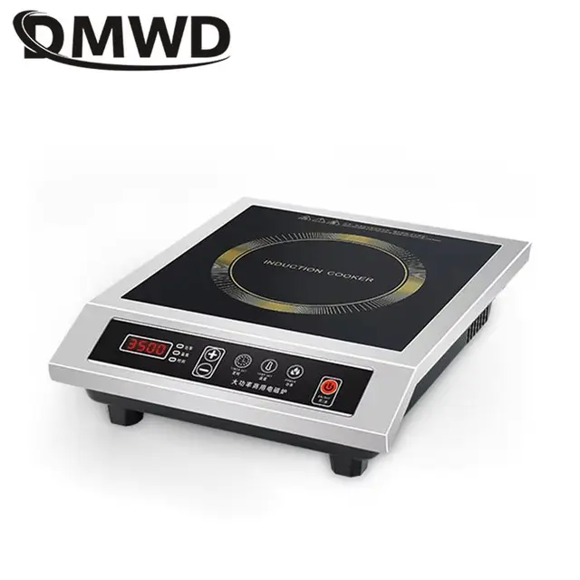 Intelligent Concave induction cooker 8-gears power adjust Temperature Controlable Kitchen Cooktop 2.8KW High-Power Commercial EU 2