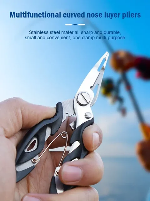 낚시 도구 플라이어용 가위로 모든 집게 절단 가능